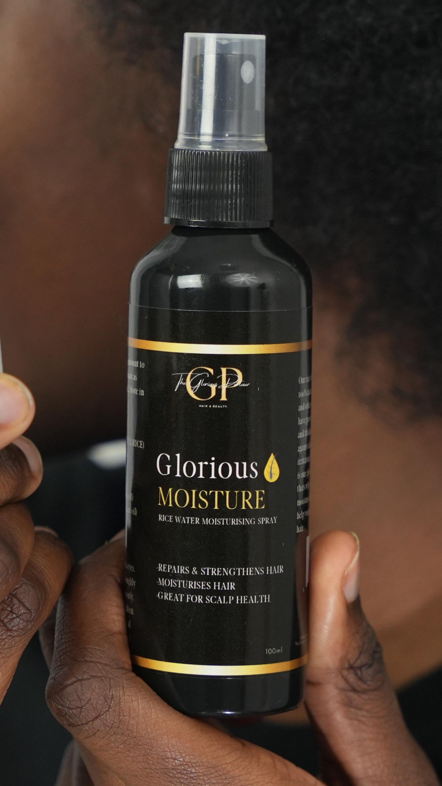 Glorious Moisture - Rice Water Moisturising Hair Spray